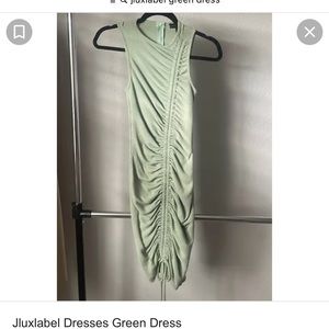 Green dress JLUXLABEL